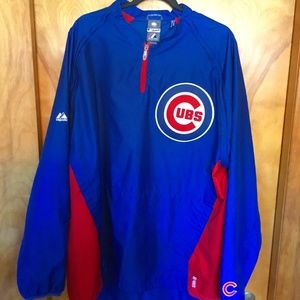 Majestic Chicago Cubs Convertible Windbreaker/PulloverMen’s Size XXL
